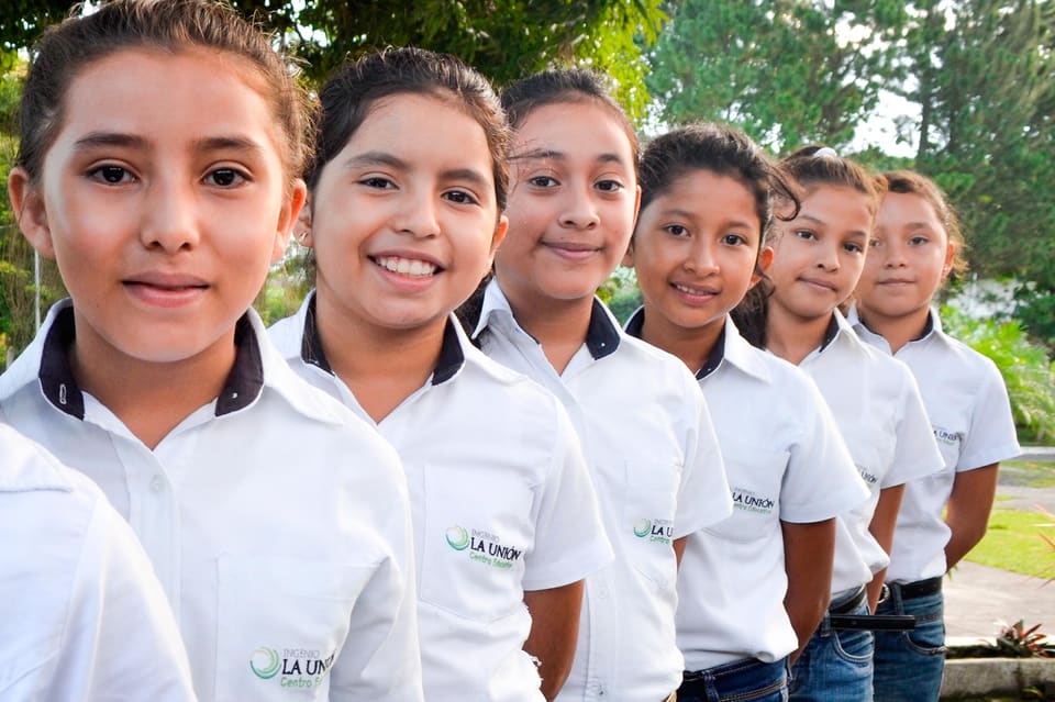 Estudiantes del Centro Educativo Ingenio La Unión